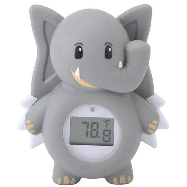 Lot of 2 – Baby Bath Thermometer with Elephant Design and LCD Display