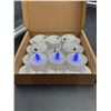 Image 2 : SingTok 24 Pcs Blue LED Tea Light Christmas Decorations