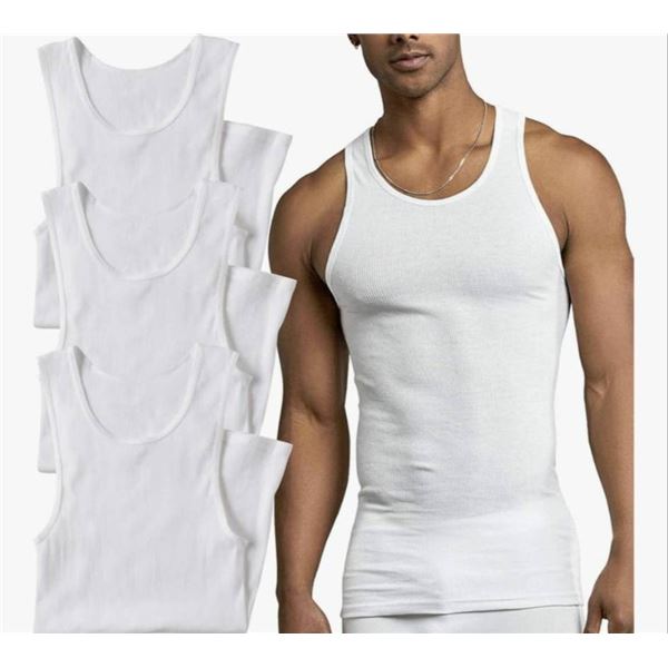 Stanfield’s Men’s Rib Tank Tops, 100 Percent Combed Cotton, M/M, 4-Pack