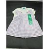 Image 2 : Carter’s Toddler Girl 2-Piece Outfit Set with Purple Gingham Shorts, Size 18M