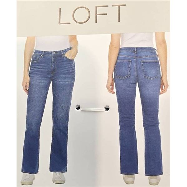 Loft Women’s Mid Rise Bootcut Jeans, Size 8, Model D31