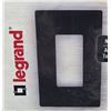 Image 1 : Legrand Radiant Screwless Wall Plate, Black, Lot of 6