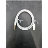 Image 1 : Lot of 4 – Apple MFi Certified 3.5mm to Lightning AUX Cable, 3.3ft, White