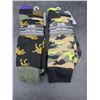 Image 1 : Men’s Patterned Dress Socks, 2 Packs  of 3 Pairs, Size 10-13