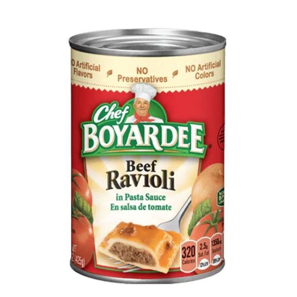 Chef Boyardee Beef Ravioli in Tomato & Meat Sauce, 8 Cans, 425 g Each
