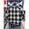 Image 3 : Frank And Oak Button-Up Black and White Plaid Shirt L/G