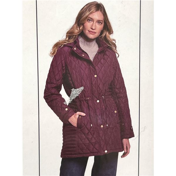 Weatherproof Quilted Jacket with Hood, Women’s XL/TG, Model 2315503, Multi