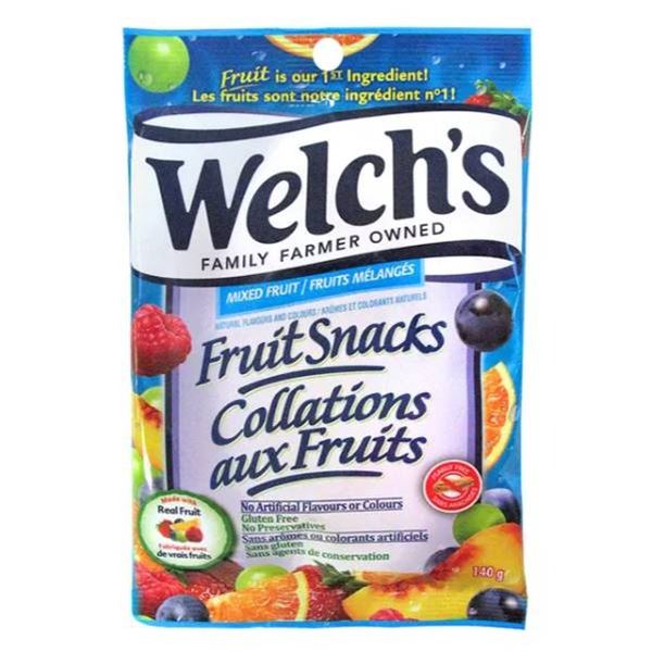 Welch’s Mixed Fruit Snacks, 12 Bags, 140g Each, Gluten-Free