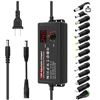 Image 1 : 72W AC/DC Multi-Voltage Adapter with 15 Tips and Digital Display