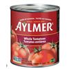 Image 1 : Aylmer Whole Tomatoes 4 x 796ml Cans