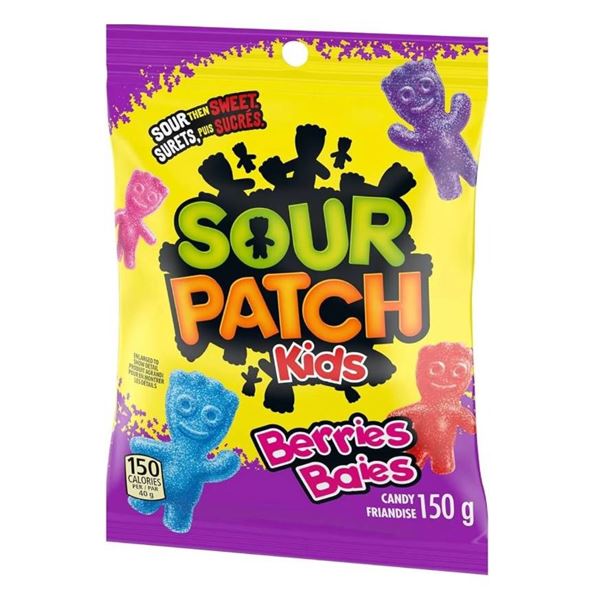 Sour Patch Kids Berries Bites Candy, 12 x 150g