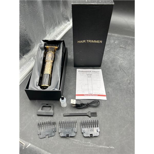 Portable Rechargeable Cordless LED Display Hair Clipper Precision Shaving Machine Set for Men (Drago