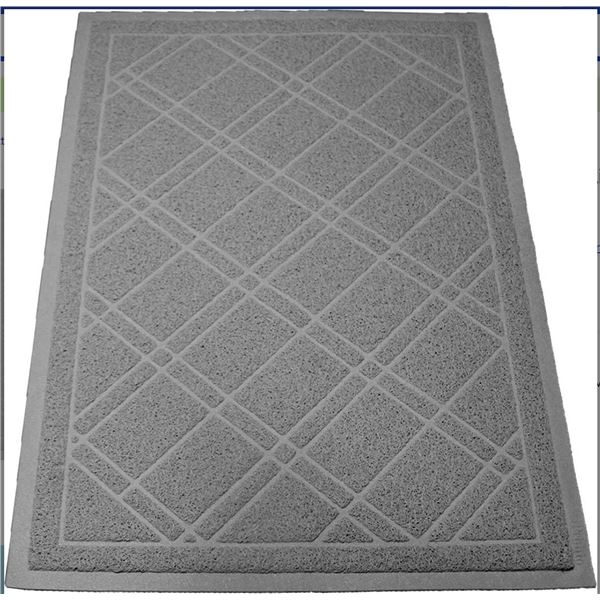 iPrimio Premium Dog & Cat Litter Mat, Jumbo, Gray