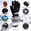 Image 1 : Tayuas  Heated Gloves,Electric Ski Gloves for Men Women,Rechargeable Battery Heating Gloves