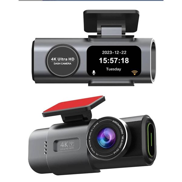 4K Dash Cam With WiFi And G-Sensor
