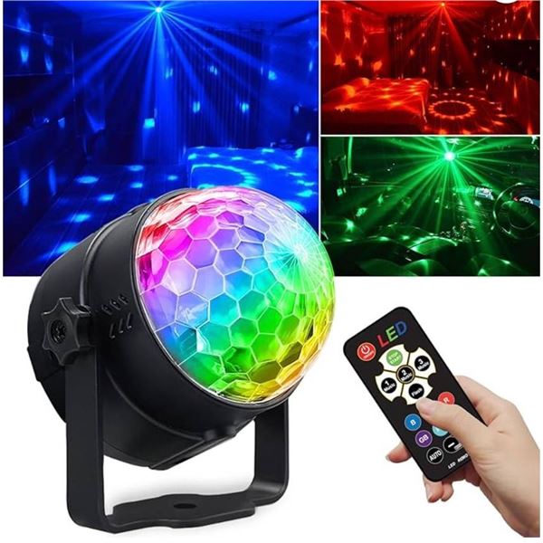 Multi-Color LED Disco Light with Remote Control