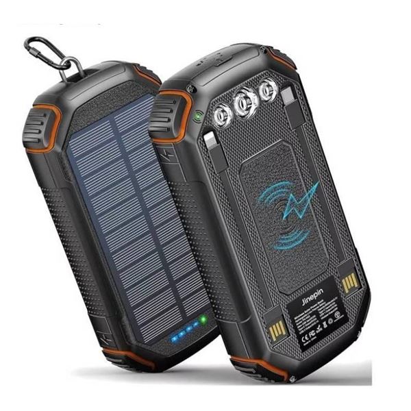 Jinepin Solar Power Bank 36000mAh HQF-CA-W23 Orange