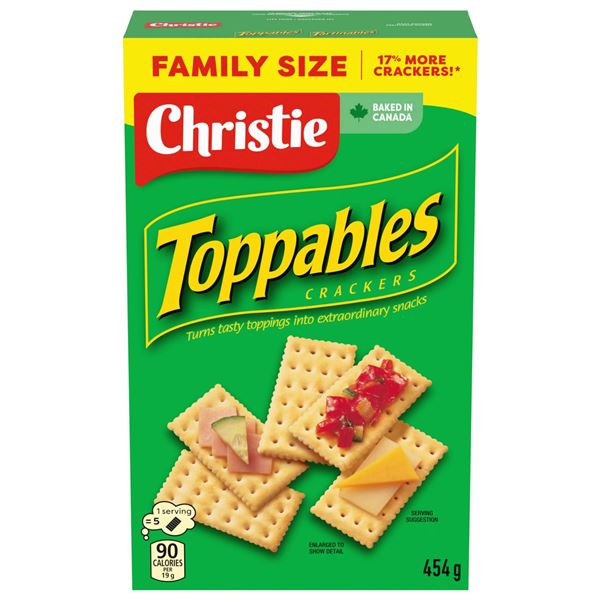 Christie Toppables Crackers 12 x 454g Family Size