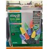 Image 2 : Sylvania Stay-Lit LED C6 Lights, 2 Sets of 100, Multicolor