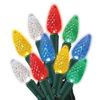 Image 1 : Sylvania Stay-Lit LED C6 Lights, 2 Sets of 100, Multicolor
