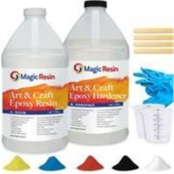 Magic Resin Art and Craft Epoxy 1 Gallon – X0031XXFTR
