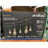Image 2 : Artika Solar Blaze 20 LED Bulb String Lights, Model 1008052