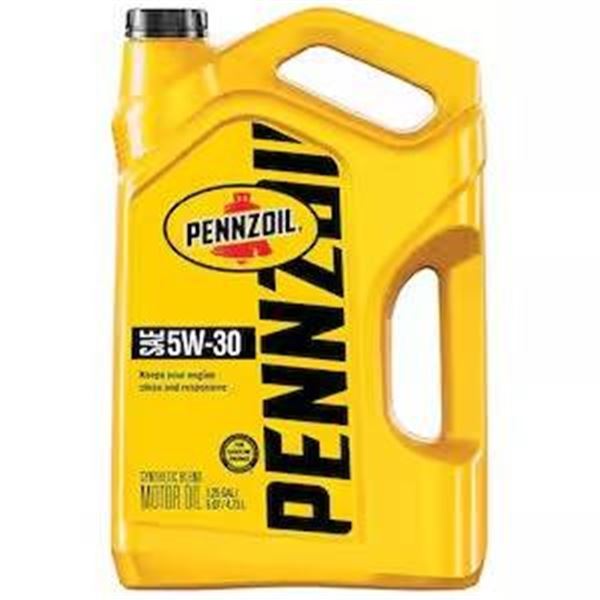 Pennzoil SAE 5W-30 Motor Oil, 3 x 5L