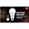 Image 1 : Globe Electric Battery Backup LED Light Bulb Set with Portable Sockets