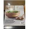 Image 2 : Safdie & Co. Enameled Salad Bowl & Servers