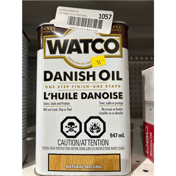 Watco Danish Oil Natural 947 mL Finish for Wood