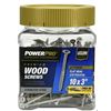Image 1 : Power Pro Premium Wood Screws 10×3-Inch, 210 Pieces Each, 2 Packs