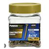 Image 1 : Power Pro Interior Construction Screws 8 x 1 3/4 Inches Set of 4 (175 pcs each)