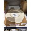 Image 2 : Ohio Stoneware 1 Gallon Crock Cover Lot of 2