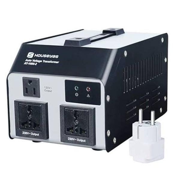Houseyes AT-1000-2 Automatic Voltage Transformer, 1000W