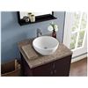 Image 1 : Aquasource Round Vessel Sink – 15″ – Vitreous China – White