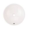 Image 2 : Aquasource Round Vessel Sink – 15″ – Vitreous China – White