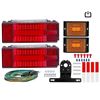 Image 1 : VINAUO LED Trailer Lights, 2X New Submersible LED Trailer Light Kit with Trailer Wiring Harness Kit,