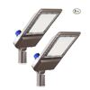 Image 1 : YXL LED Parking Lot Light, 300W, Dusk to Dawn with Photocell, 2-Pack
