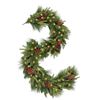 Image 1 : WBHome 24-Inch Pre-Lit Christmas Garland,