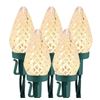 Image 1 : Celebrations BY Landon & Co. Set of 100 Faceted Lights C9 for Outdoor/Indoor – Warm White L