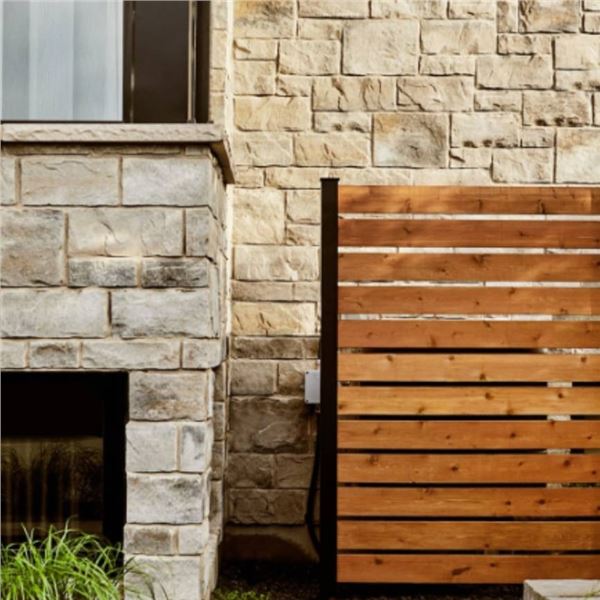 HOFT AA6 Privacy Screens and Fences Aluminum Black Kit, 6 Ft