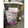 Image 2 : Co-op Gold 5-Tier Metal Shelf, 36 x 18 x 72 Inches, Black Hammer Tone
