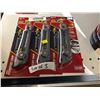 Image 2 : Olfa Contractor Tough 18mm/3-4 Inch Utility Knife Lot of 3