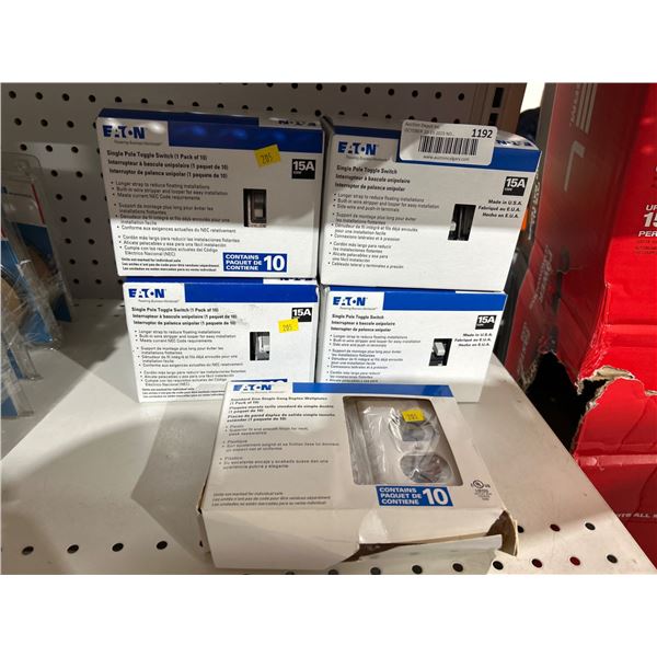 Lot of 5 Eaton Electrical Supplies