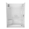 Image 1 : MAAX Essence 6030 Fiberglass Shower Base and Wall Kit