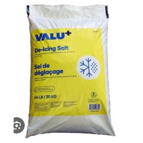 Aprox. 70 x 20Kg Bags of Valu De-Icing Salt