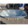 Image 3 : HW Brand Round End Stock Tank, Model RE328, 8 ft x 3 ft Dimensions