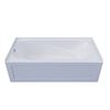 Image 1 : Mirolin Phoenix Skirted Bathtub PA6030L1, White, 60-inch Acrylic