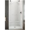 Image 1 : MAAX Essence SH-3232 Shower Base and 3636 Wall Kit Set, White, Acrylic, Model 148022 – NO D
