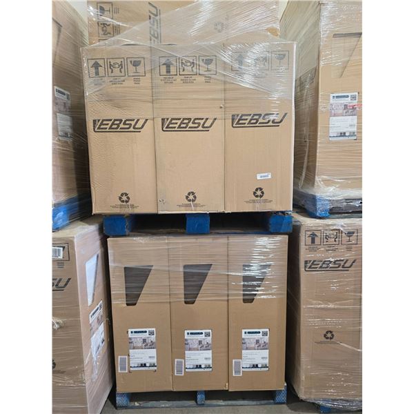 PALLET LOT OF ASSORTED Eklipse  Kitchen Cabinets